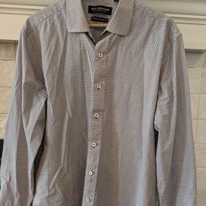 Men's Patterned Shirt - Purple/Blue